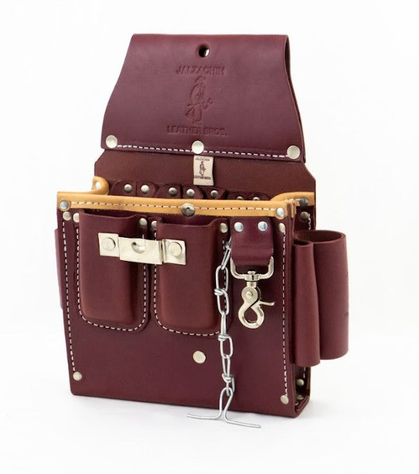 Zeluga Pocket Leather Electrician Tool Pouch With Handle 20-386