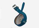 Turquoise Suede Dog Collar DC48