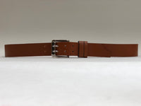 Men's Light Tan Leather Belt Smooth 40C1