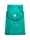 Turquoise Suede Phone Case