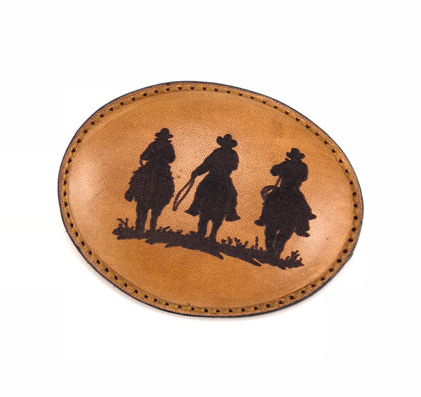 Three Riders Leather Buckle