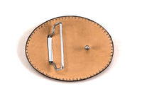 Cow Head Leather Buckle