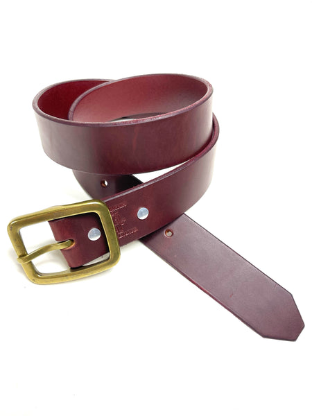 Jalzachih 1010 Smooth Burgundy Belt Belt Size 52" (Pants Size range 48") Jalzachih 1010 Smooth Burgundy Belt Belt Size 52" (Pants Size range 48")