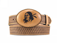 Tarahumara  Head Leather Buckle