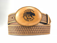 California Golden State Leather Buckle