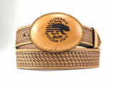 California Golden State Leather Buckle